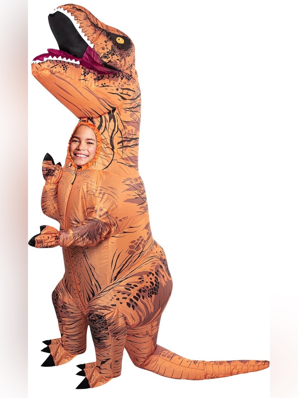 Rubie's Inflatable Orange T-Rex Dino Costume child one size